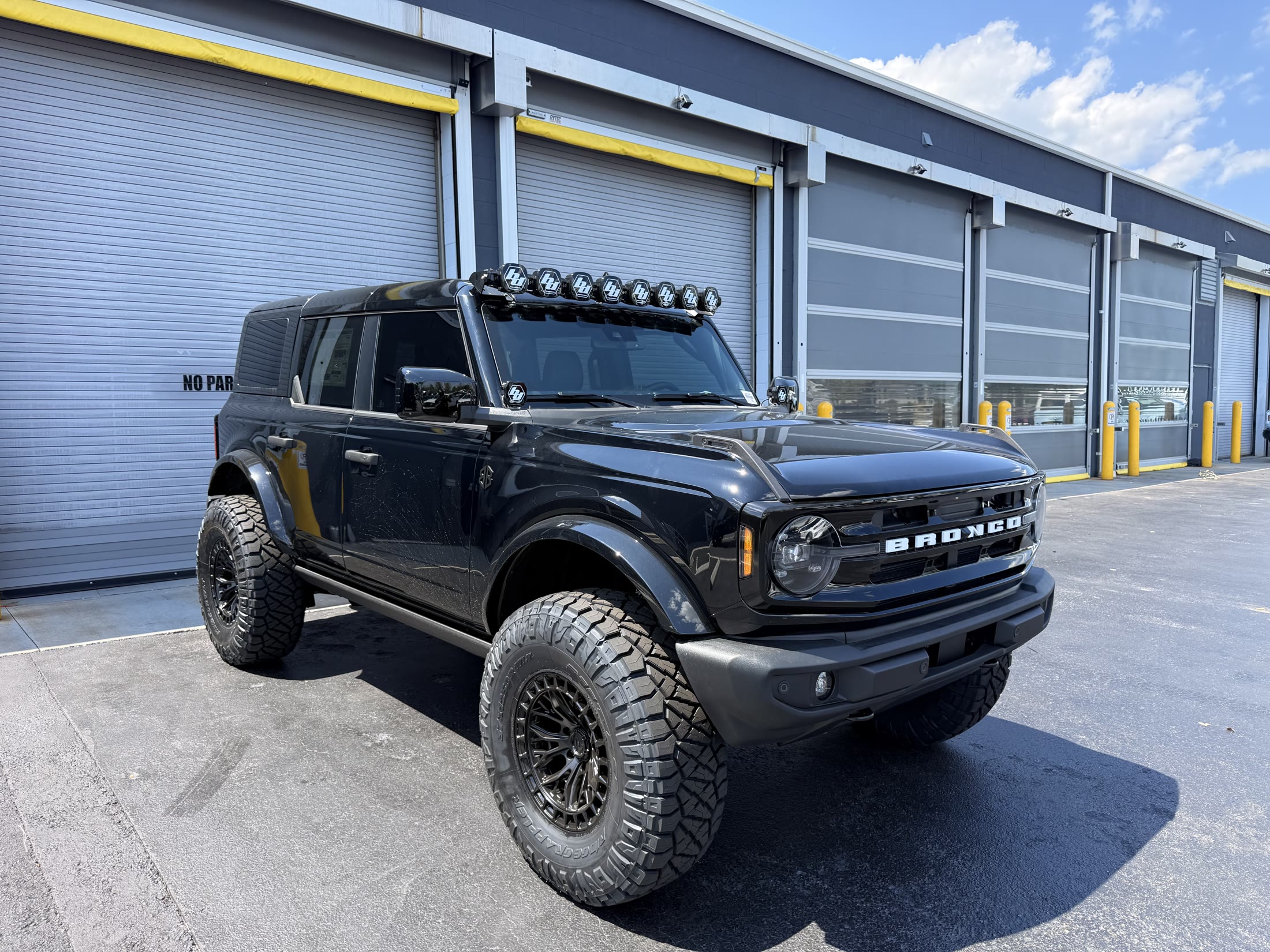 A custom Ford Bronco built by Bozard Built in St. Augustine