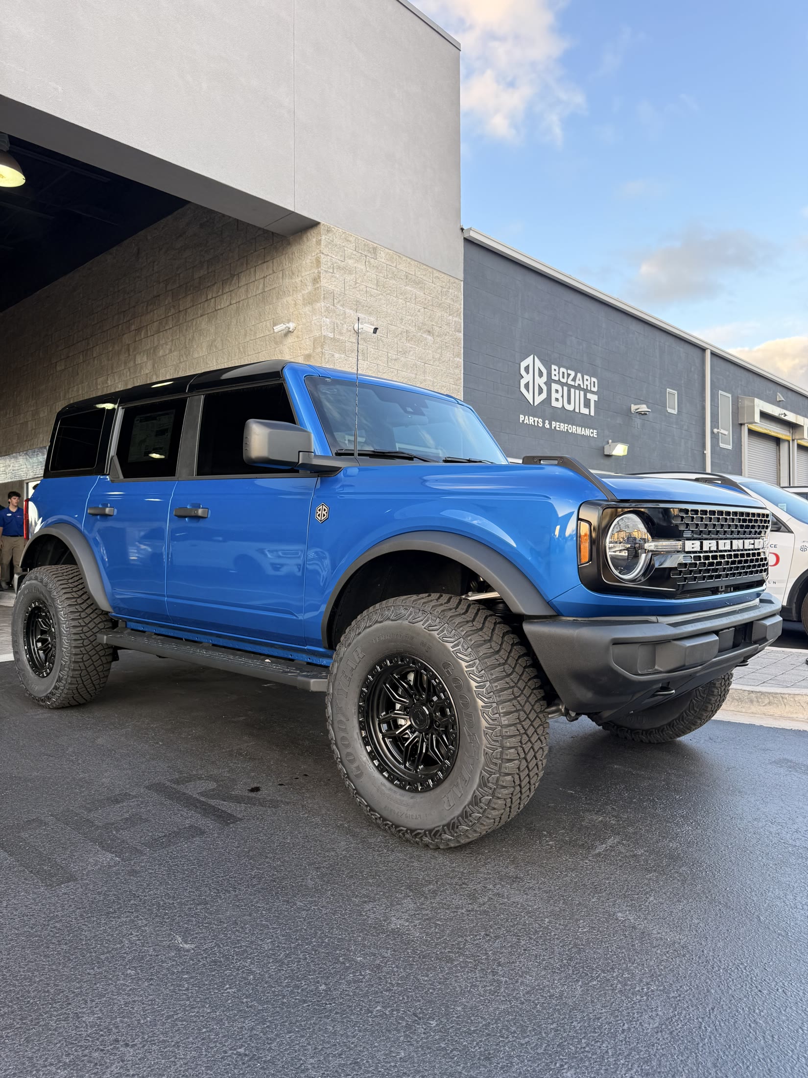 A custom Ford Bronco built by Bozard Built in St. Augustine