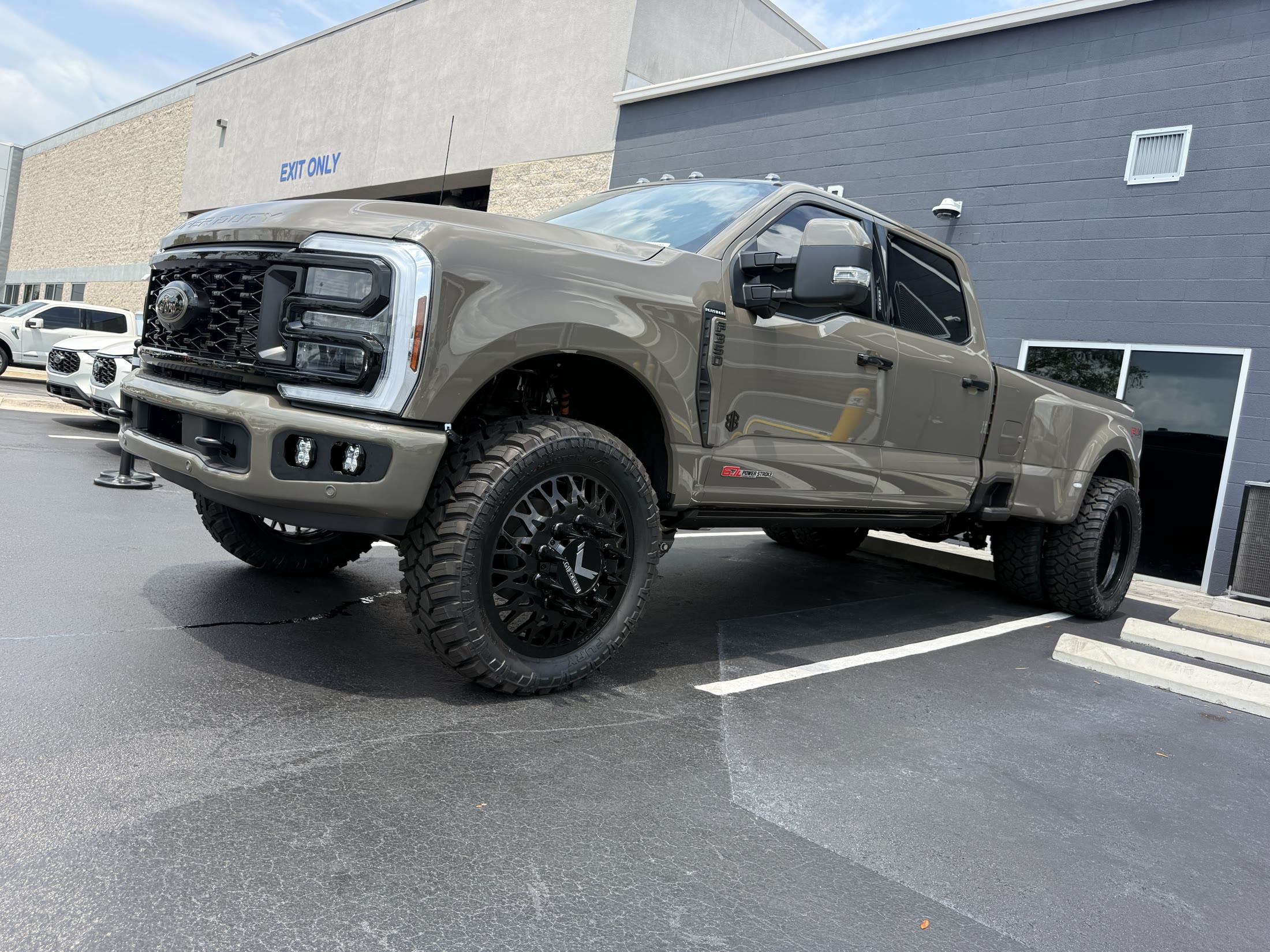 A custom Ford Super Duty built by Bozard Built in St. Augustine