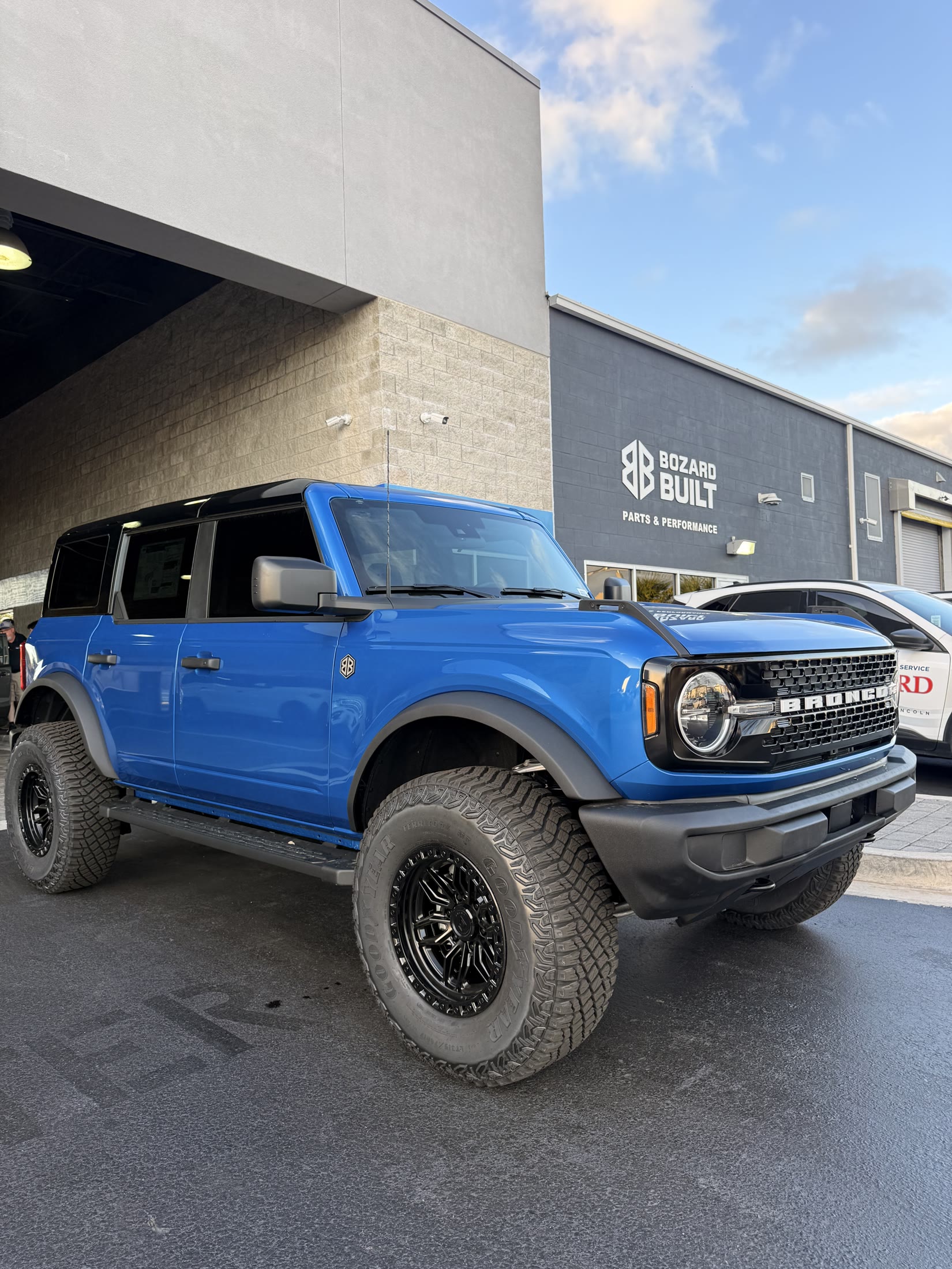 A custom Ford Bronco built by Bozard Built in St. Augustine