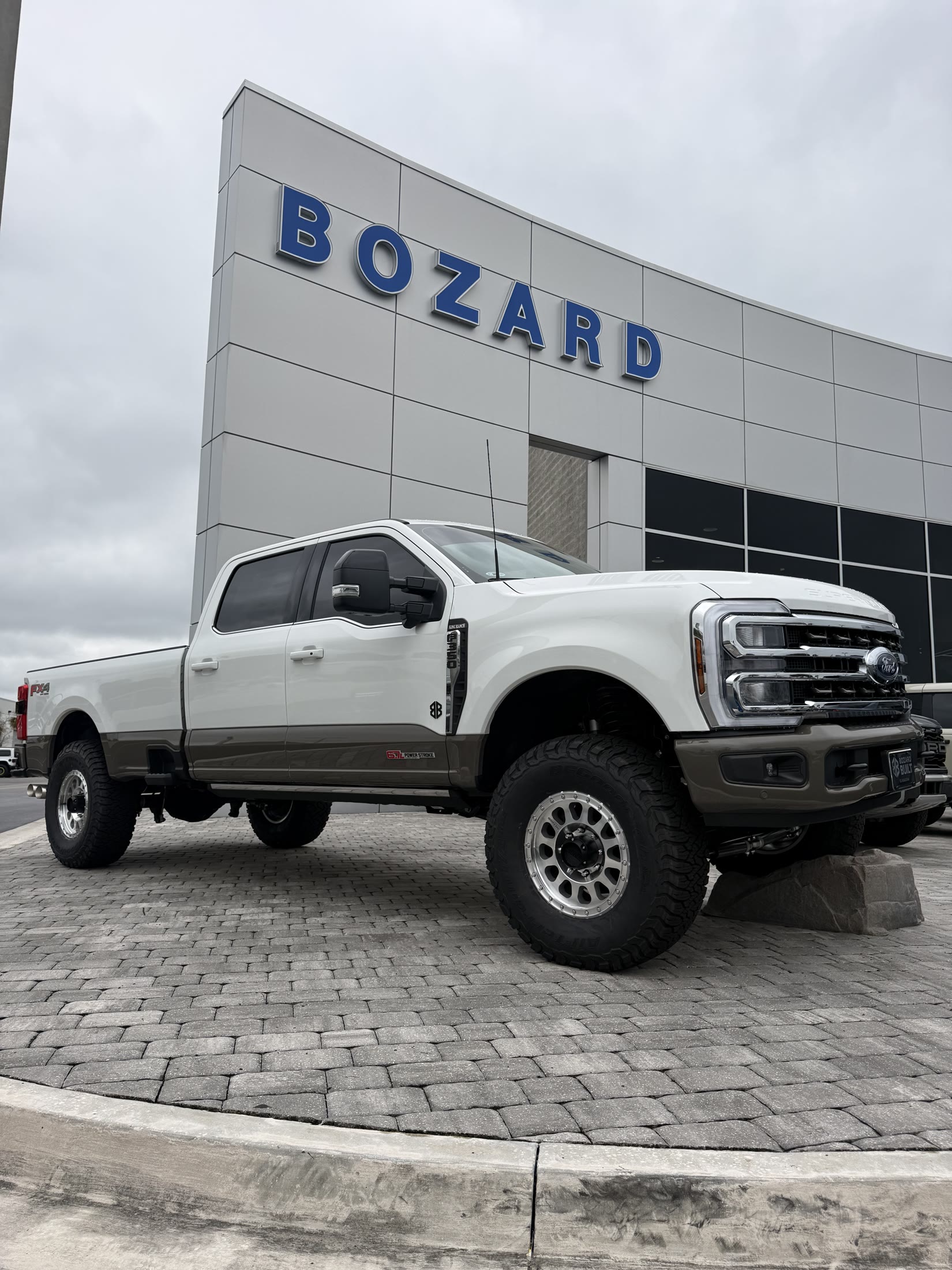 A custom Ford Super Duty built by Bozard Built in St. Augustine