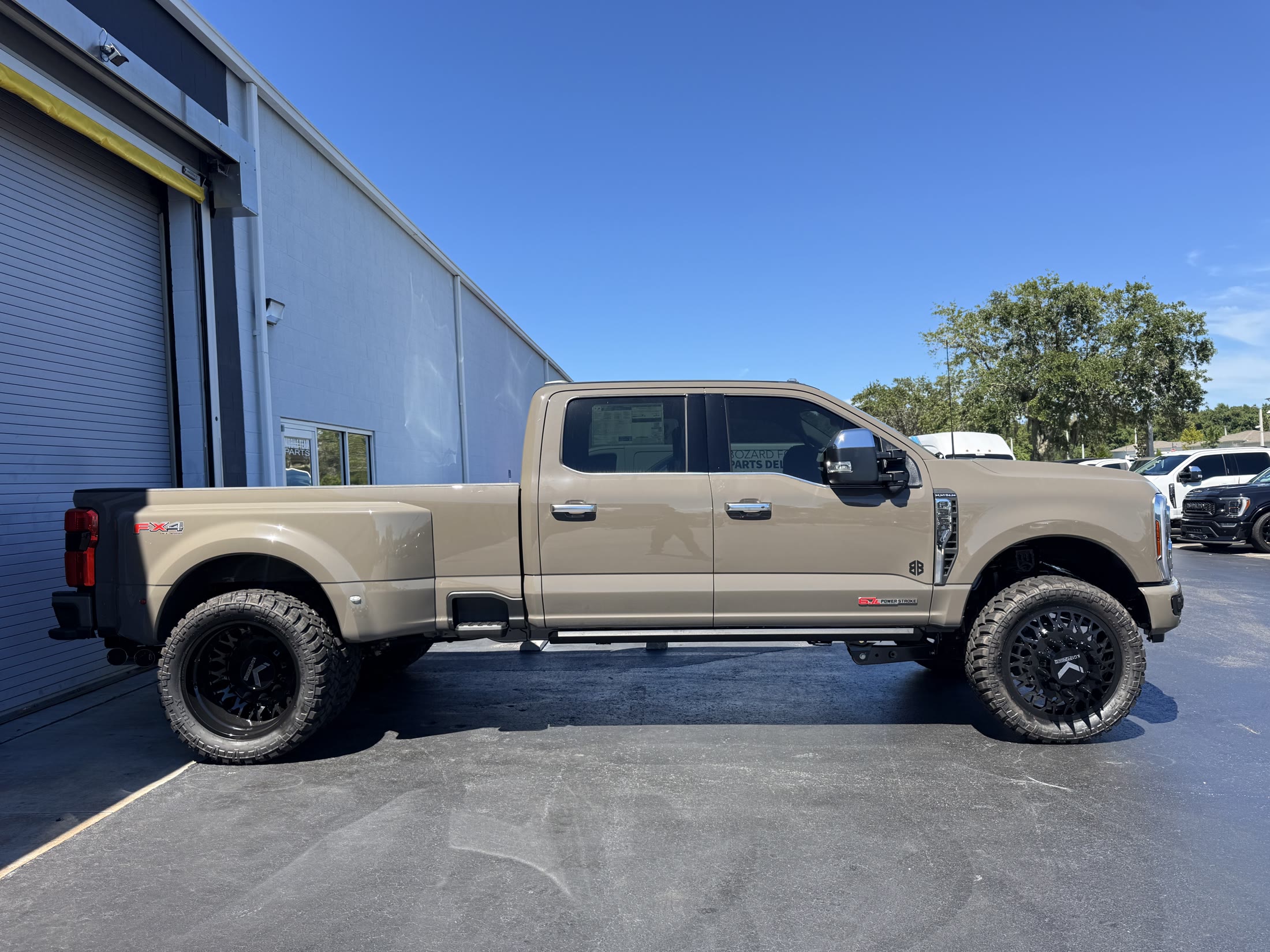 A custom Ford Super Duty built by Bozard Built in St. Augustine