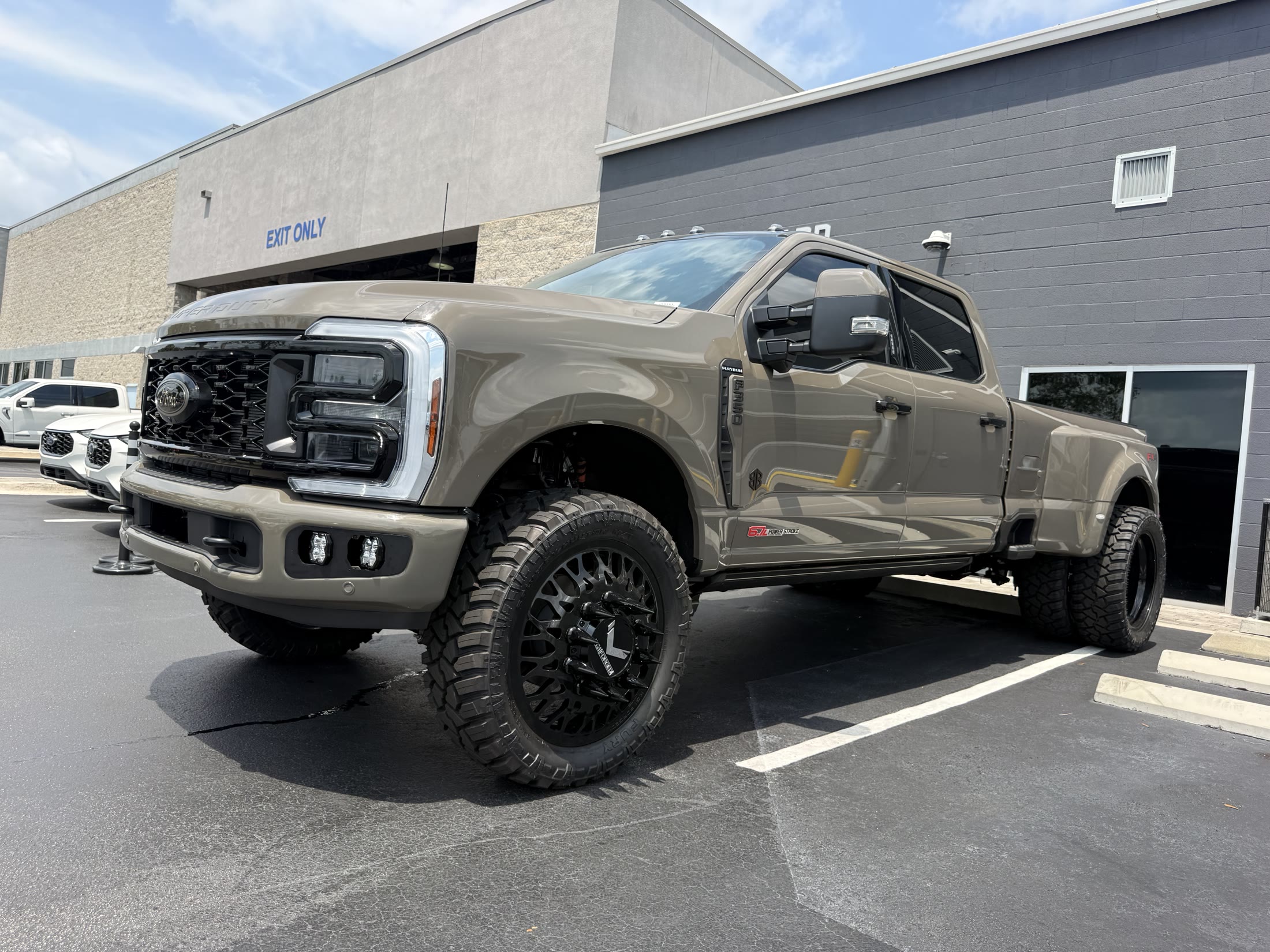A custom Ford Super Duty built by Bozard Built in St. Augustine