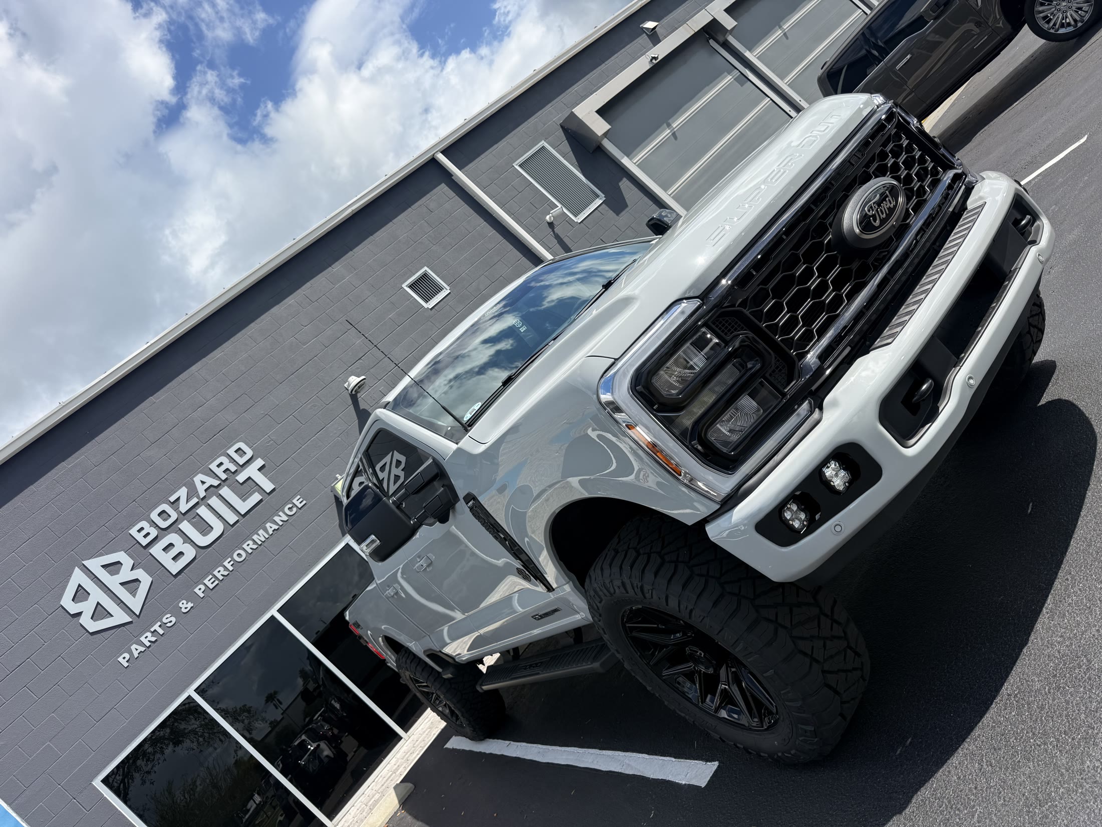 A custom Ford Super Duty built by Bozard Built in St. Augustine
