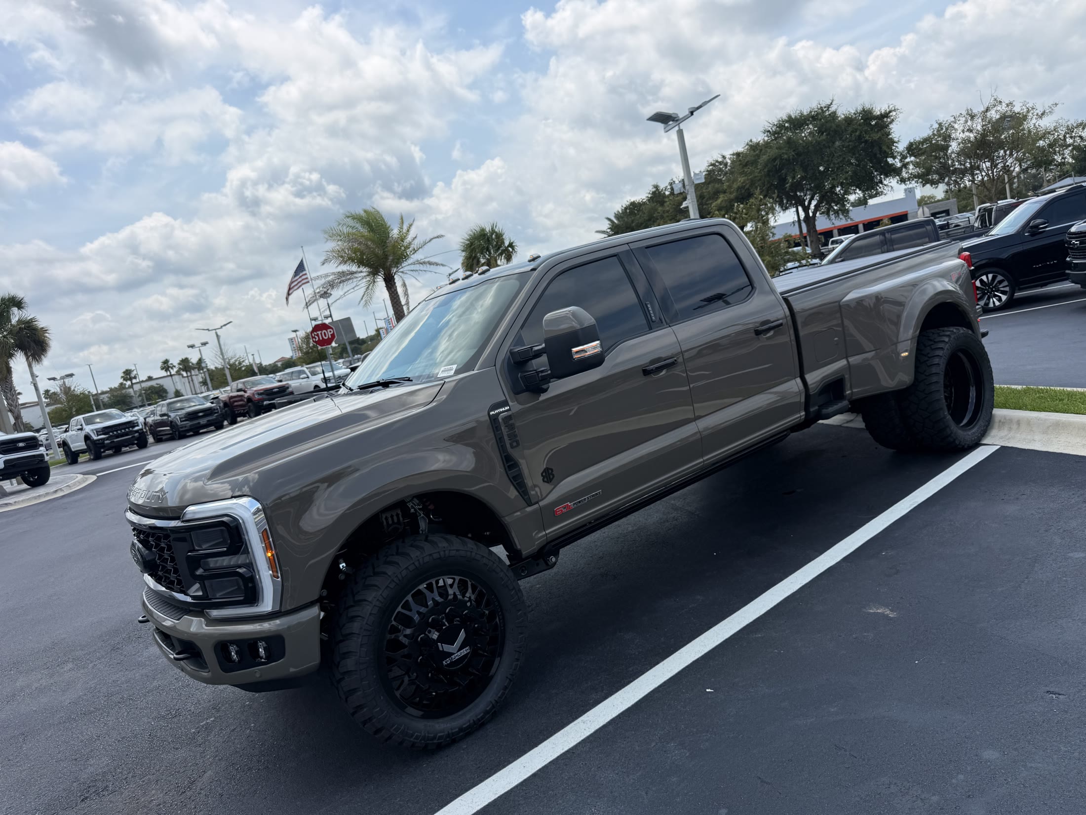 A custom Ford Super Duty built by Bozard Built in St. Augustine